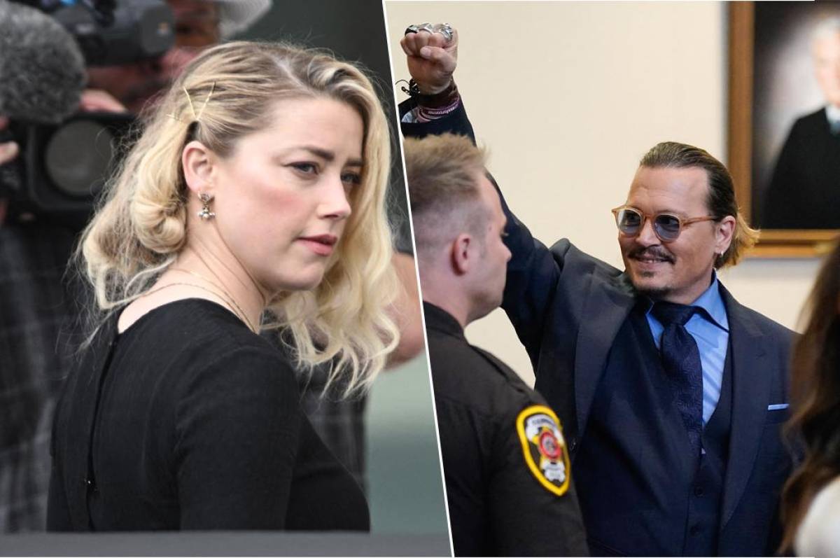 Amber Heard difamó a su exmarido Johnny Depp y tiene que pagarle 15 millones de dólares