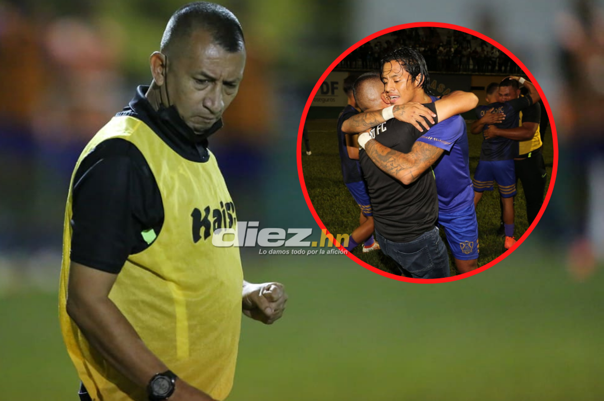 Humberto Rivera, técnico de Olancho FC celebra el título y su 33 aniversario de casado: “Hoy es un día muy especial”