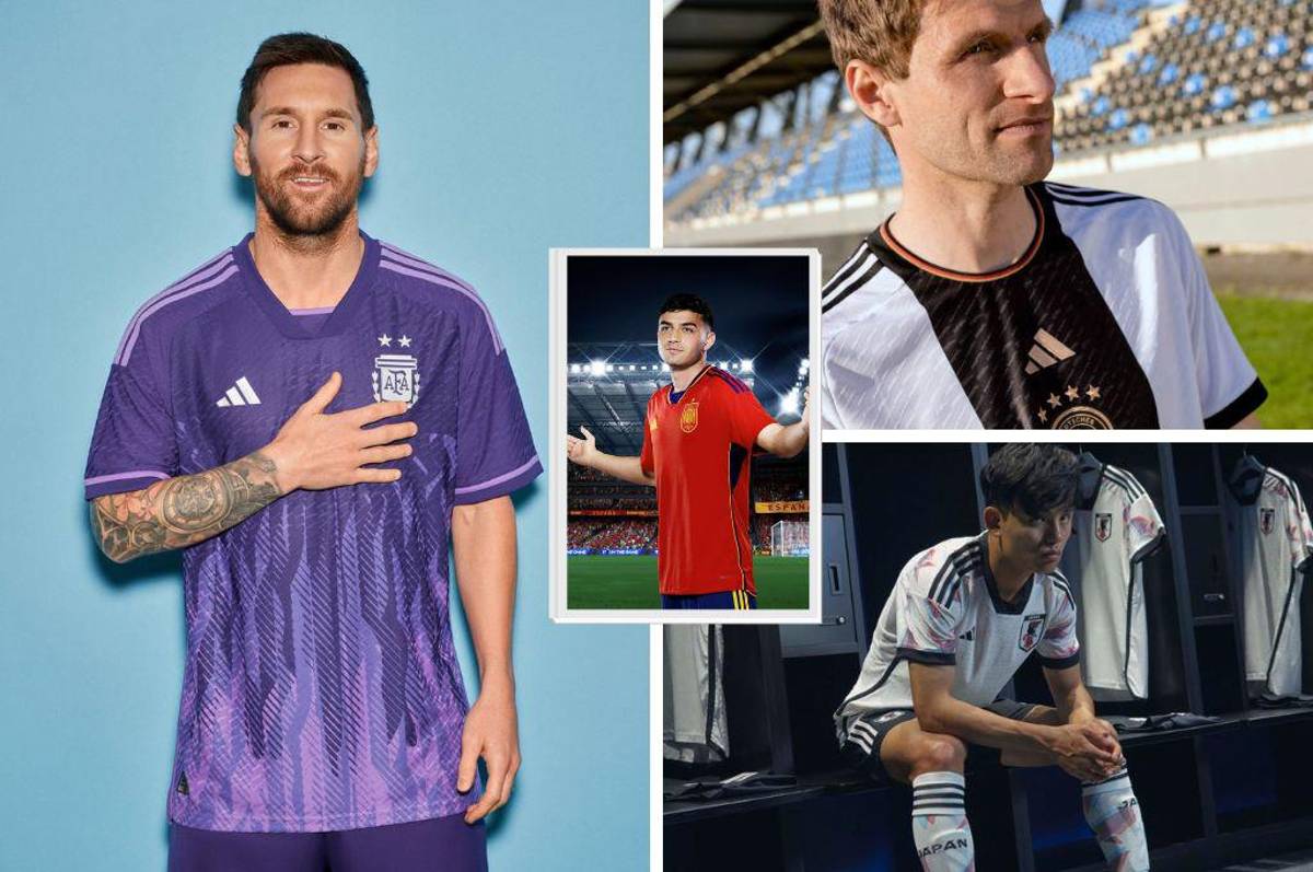 México sorprende y la de Argentina es una salvajada: Así son las camisas oficiales para el Mundial de Qatar 2022