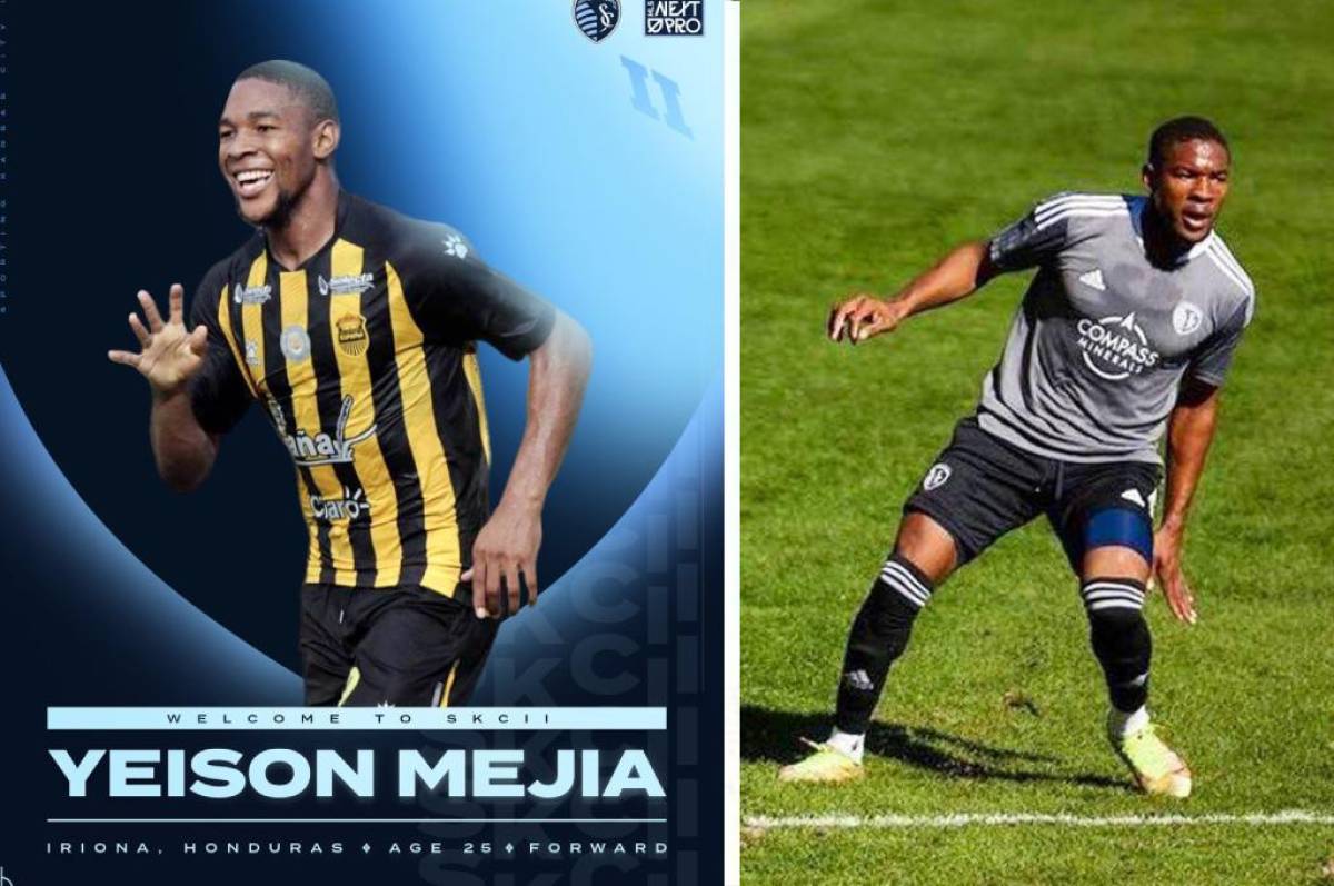 OFICIAL: el hondureño Yeison Mejía es nuevo jugador del Sporting Kansas City, firmando con su equipo filial