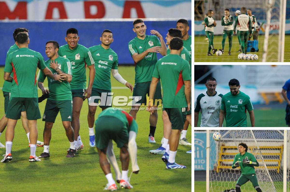 Así fue el entrenamiento de la selección de México en el estadio Nacional Chelato Uclés: Risas y con todas sus figuras