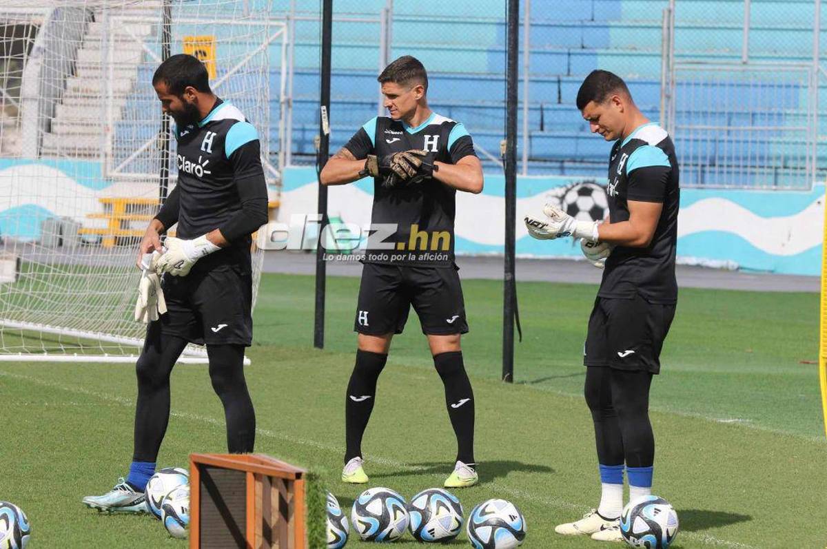 Así fue el último entrenamiento de la Selección de Honduras, esta vez en el estadio Nacional Chelato Uclés