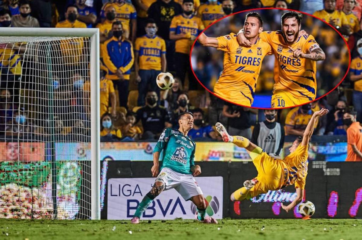 ¡Con tijereta incluida! Tigres, con Gignac y Thauvin, remonta ante León en el descuento y acaricia la final de la Liga MX