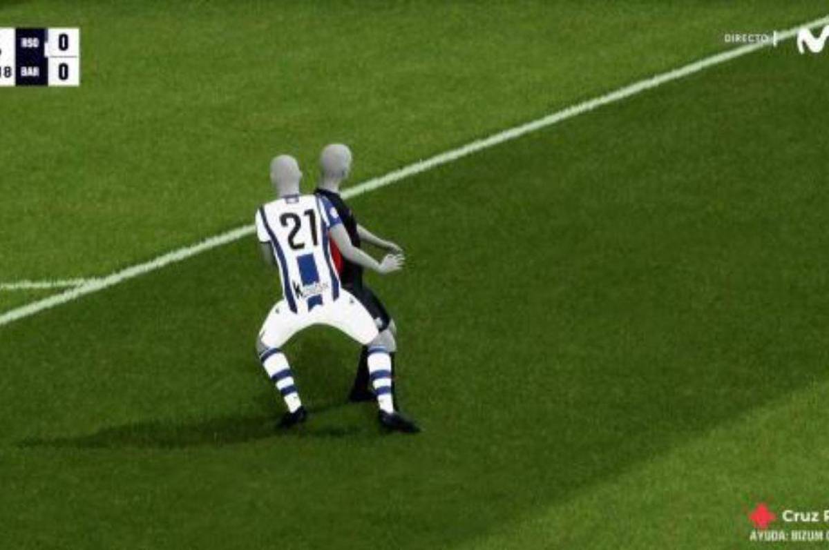 Sale a luz nueva imagen donde evidencian que Lewandowski no estaba en fuera de juego en el Barcelona-Real Sociedad