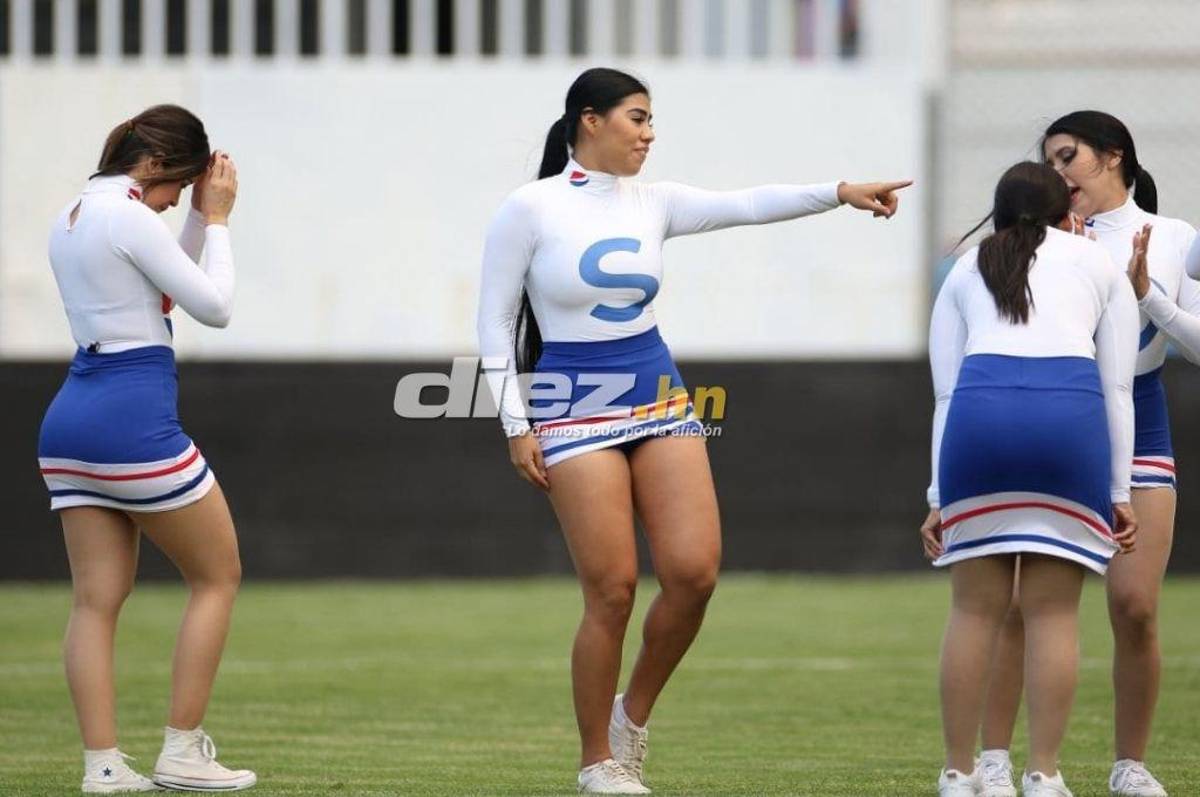 Espectaculares modelos y todo el ambiente que se vive en la semifinal de ida entre Motagua y Olimpia