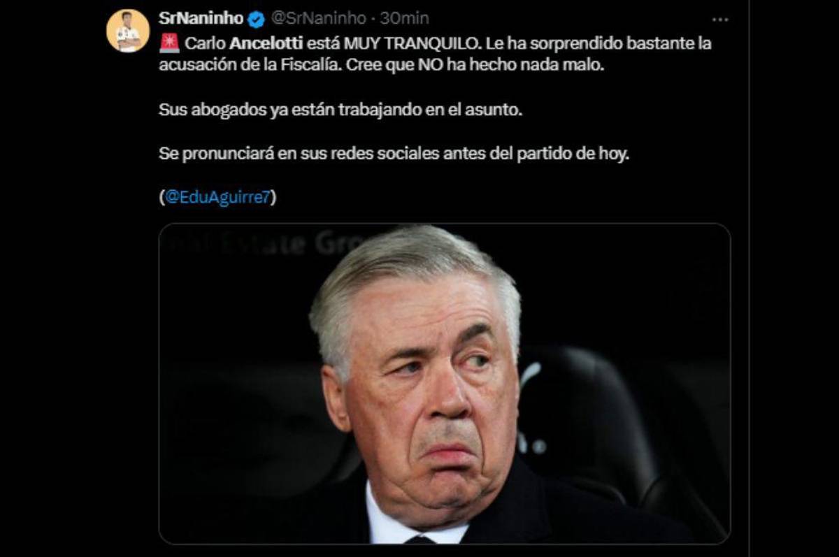 “Escándalo mundial”, “está tranquilo”: así reacciona la prensa internacional sobre el caso de Carlo Ancelotti