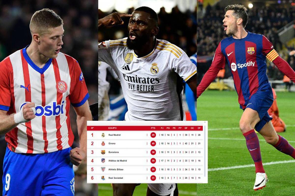Real Madrid cierra el 2023 líder, Girona tropezó y Barcelona se acerca: así va la tabla de posiciones en LaLiga de España