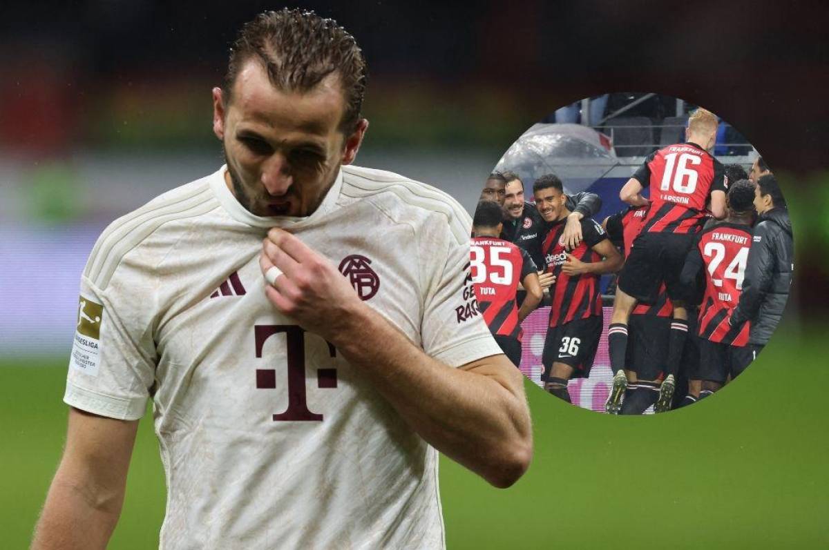 Frankfurt receta goleada histórica al Bayern Munich, que suma su primera derrota en la Bundesliga esta temporada