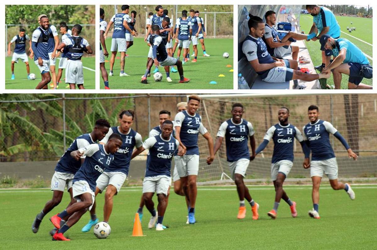 ¡Risas y buen ambiente! Honduras completó su segundo día de trabajo en microciclo de cara al cierre del octagonal