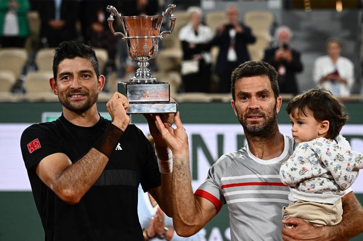Salvadoreño Marcelo Arévalo hace historia al conquistar torneo de dobles de Roland Garros