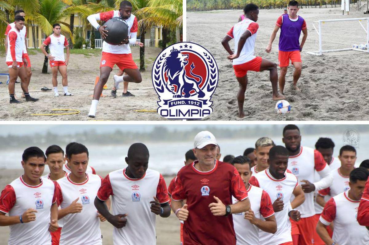 ¡Camino al título! Así prepara su pretemporada el Olimpia de Pedro Troglio en las bellas playas de Tela