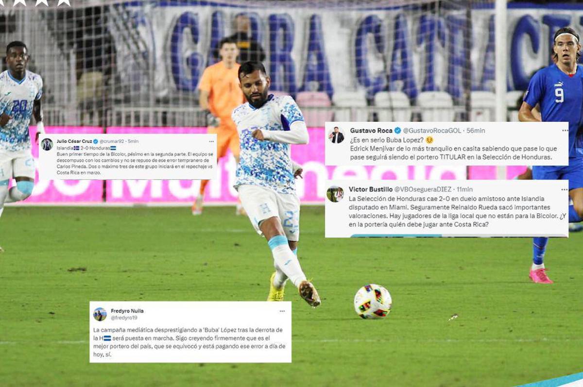 Lo que dicen los periodistas hondureños tras la derrota de la Selección Nacional ante Islandia: “¿Es en serio Buba?”