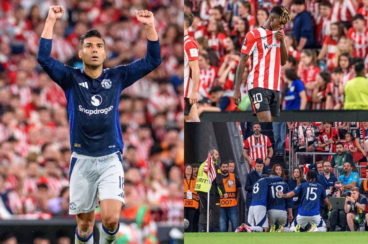 ¡Sorpresota! Manchester United golea al Bilbao y se aferra a la final de la Europa League: Casemiro y Bruno anotaron