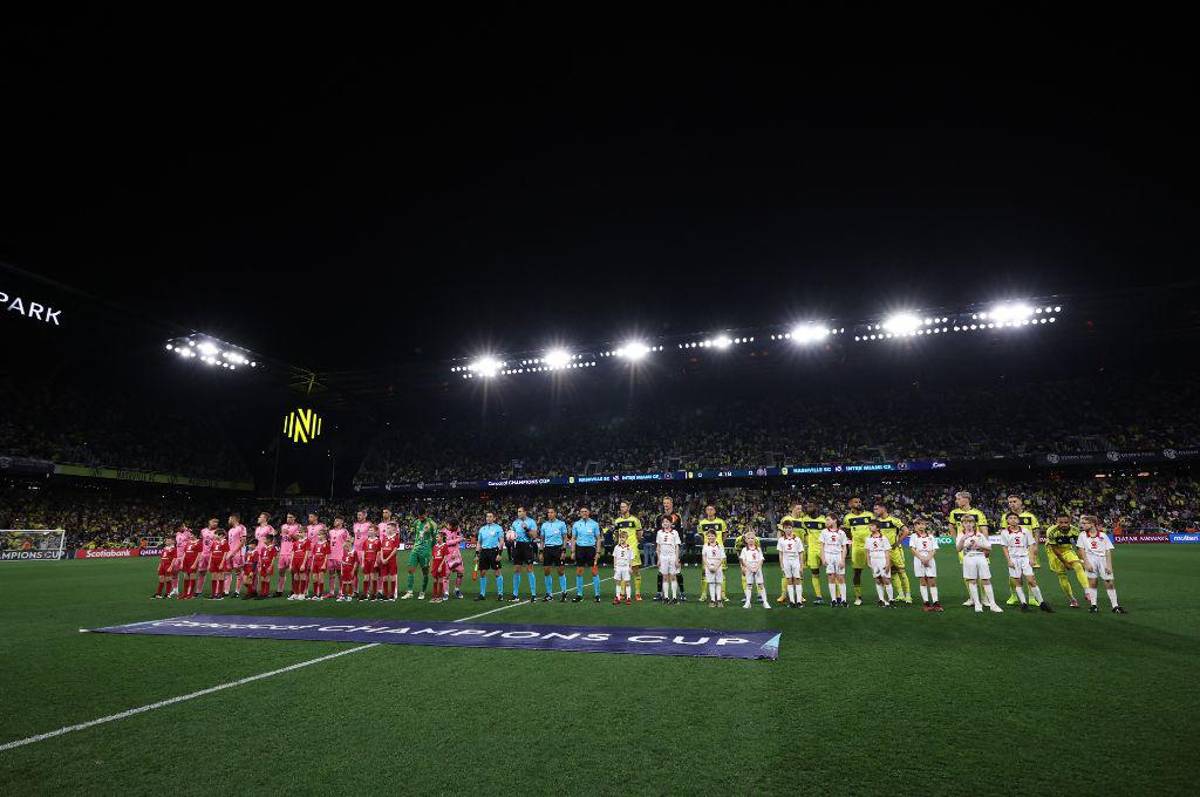 El primer gol de Messi en la Concachampions con el Inter Miami y su bronca con jugador panameño del Nashville