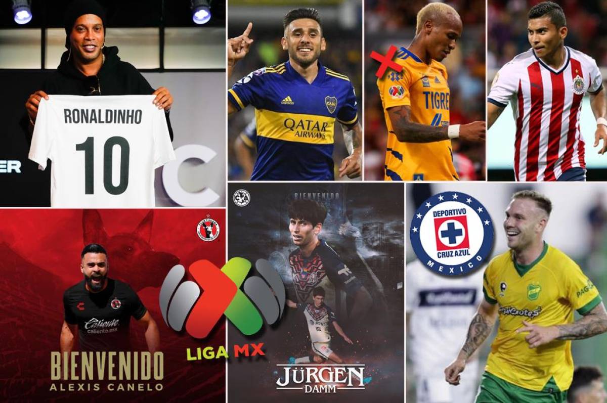 Mercado de fichajes en México: América anuncia refuerzos de peso, inesperadas bajas en Tigres y Ronaldinho dio la sorpresa