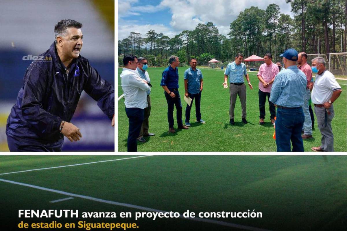 ¡Va bien encaminado! Fenafuth avanzan en el proyecto de construcción de un estadio de grama natural en Siguatepeque