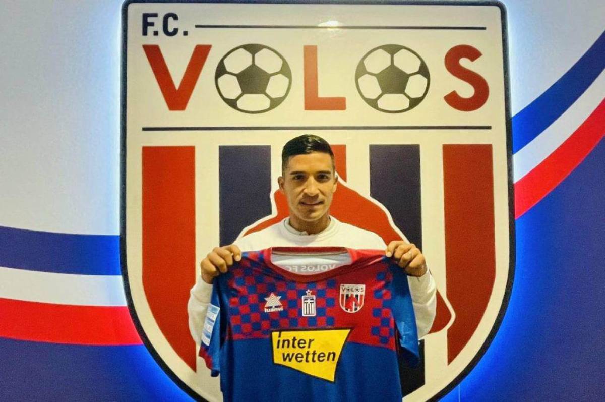 OFICIAL: El hondureño Michaell Chirinos fue presentado con el Volos FC de la Superliga de Grecia ¿Cuándo podría debutar?