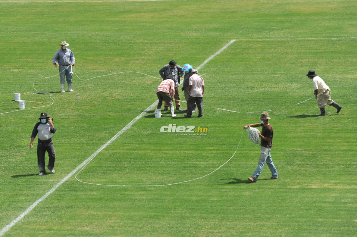 Instalación de fibra óptica y reparación total de sanitarios: Los nuevos cambios que ya luce el estadio Nacional de Tegucigalpa