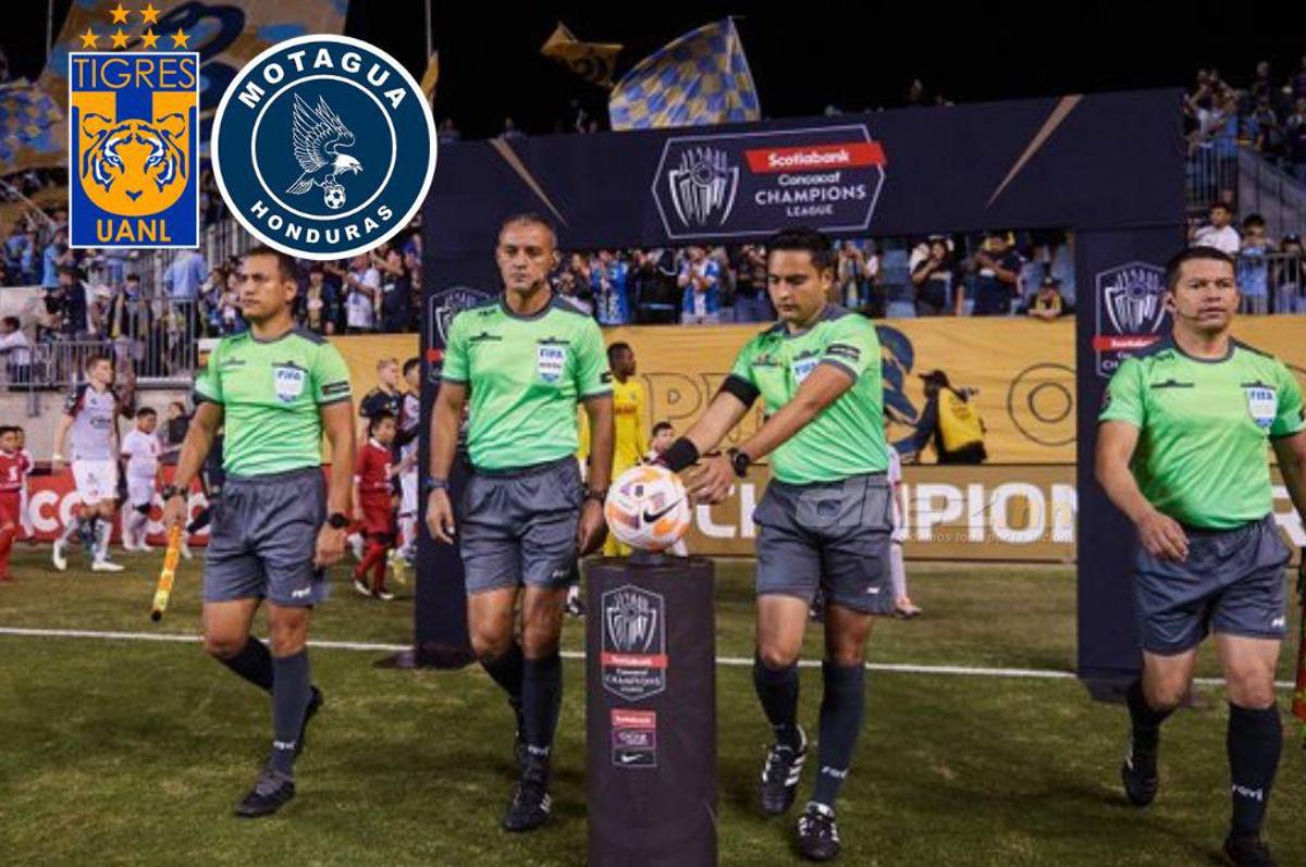Tigres-Motagua: Concacaf hace oficial cuarteta arbitral que impartirá justicia en la vuelta de los cuartos de final en México