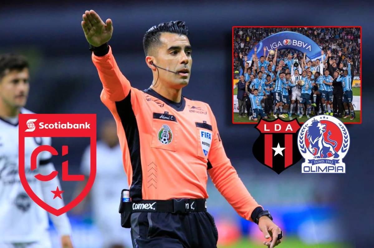 OFICIAL: La final de Alajuelense - Olimpia por la Liga Concacaf será dirigido por el central mexicano Adonai Escobedo