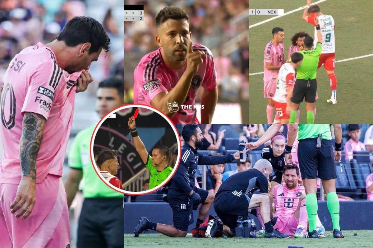 La bronca que tuvo Messi ante Necaxa, revelan la lesión del argentino y los amigos de Leo salvan al Inter Miami en la League Cup