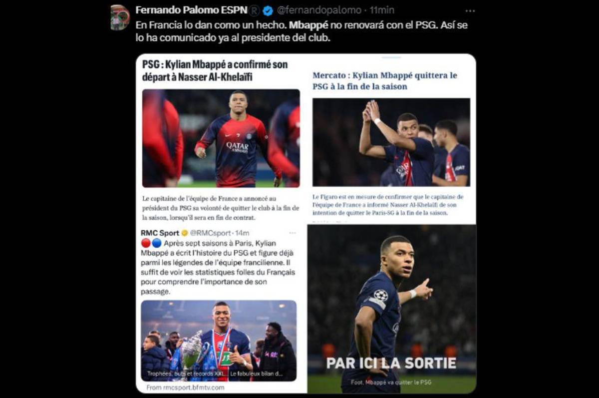 “Mbappé elige al Real Madrid” y Romano adelanta más detalles: así reacciona la prensa a la salida inesperada del francés del PSG