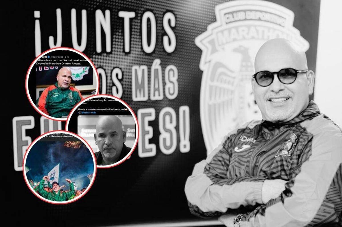 Rely Maradiaga hace promesa: así reacciona la prensa al fallecimiento del presidente de Marathón, Orinson Amaya: Eterno