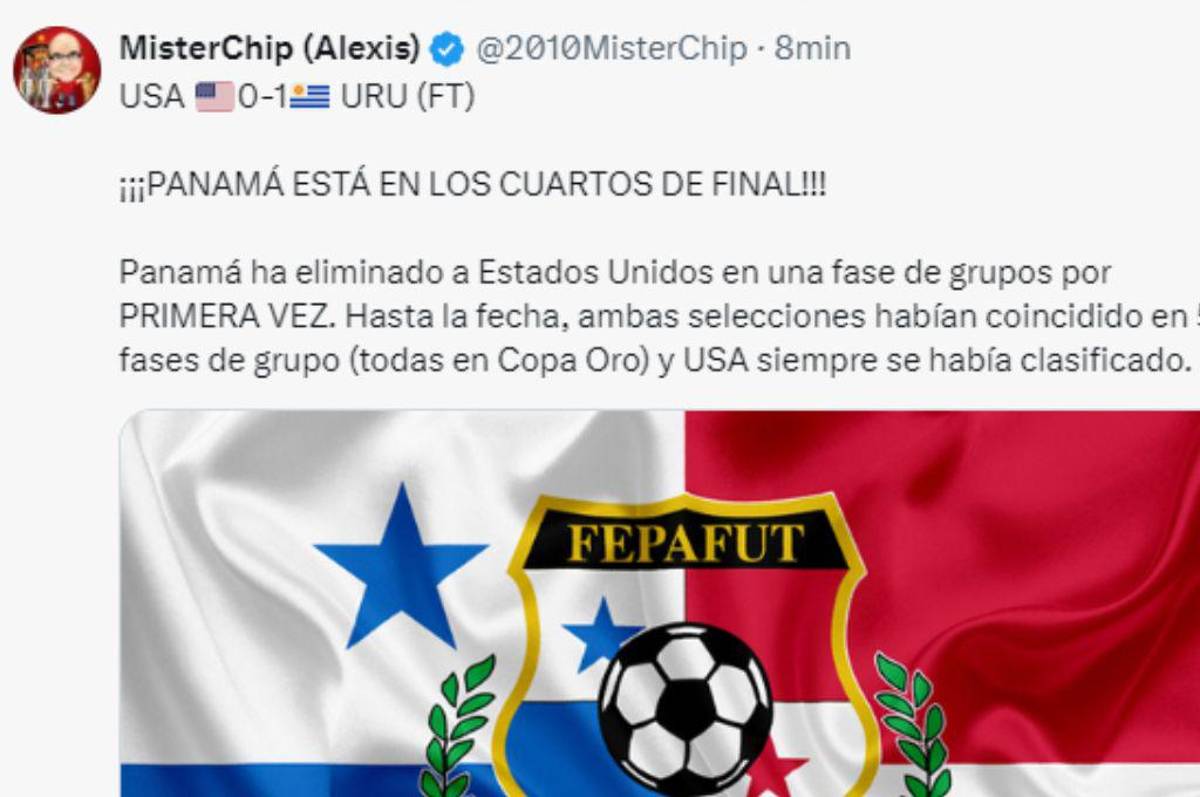 Prensa mundial se rinde a Panamá tras su clasificación a cuartos de final de Copa América y mandan dardos a USA