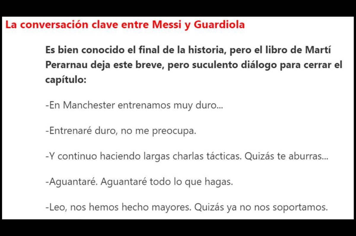 ¡Salió a la luz! Revelan que Leo Messi se ofreció a Guardiola para ir a jugar al Manchester City: “Yo solo quiero romperla”