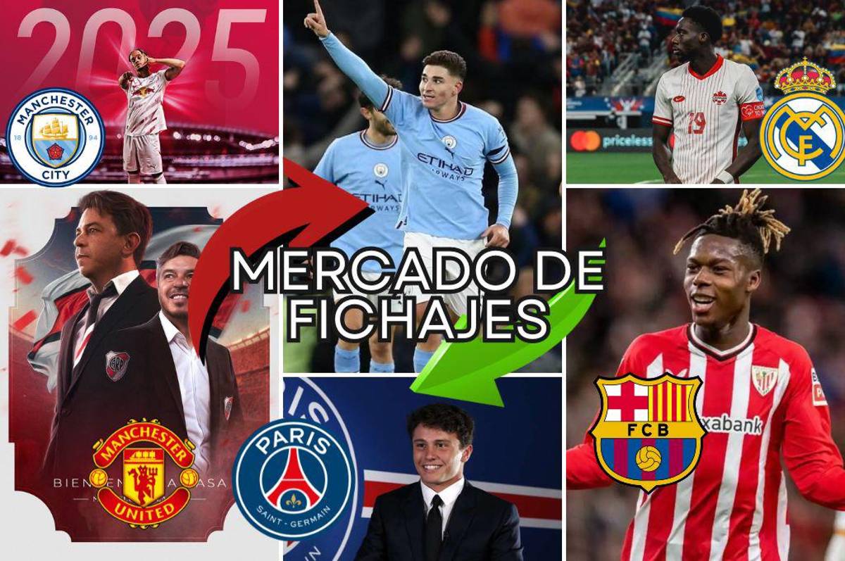 PSG hace el fichaje más caro del verano tras salida de Mbappé, trueque del City-Atleti por Julián y giro inesperado con Nico Williams