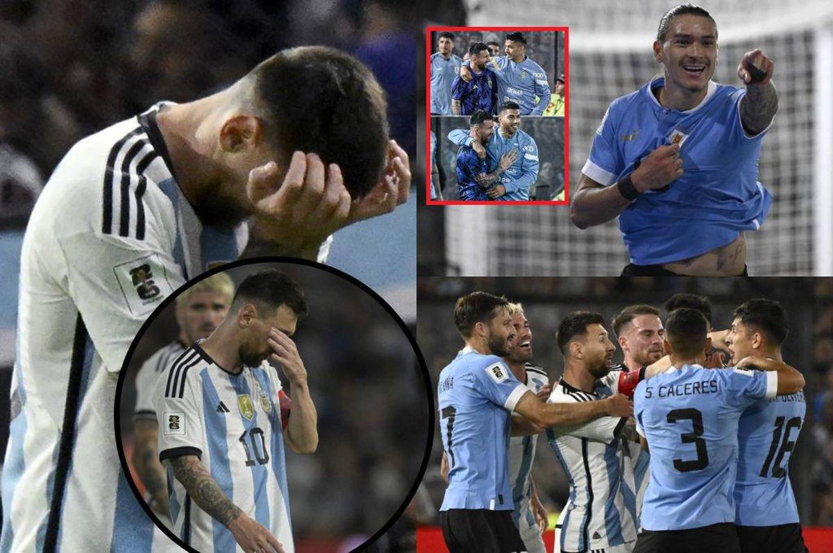 La bronca de Messi ante Uruguay, lo que dijo Ugarte a De Paul y el beso a Luis Suárez tras la victoria ante Argentina