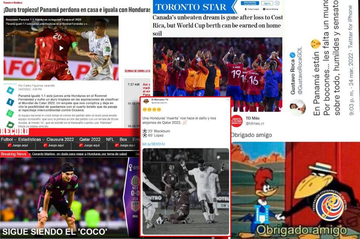 “Por bocones”: periodistas hondureños se vengan contra Panamá, Costa Rica agradece a la H e inconformidad en México