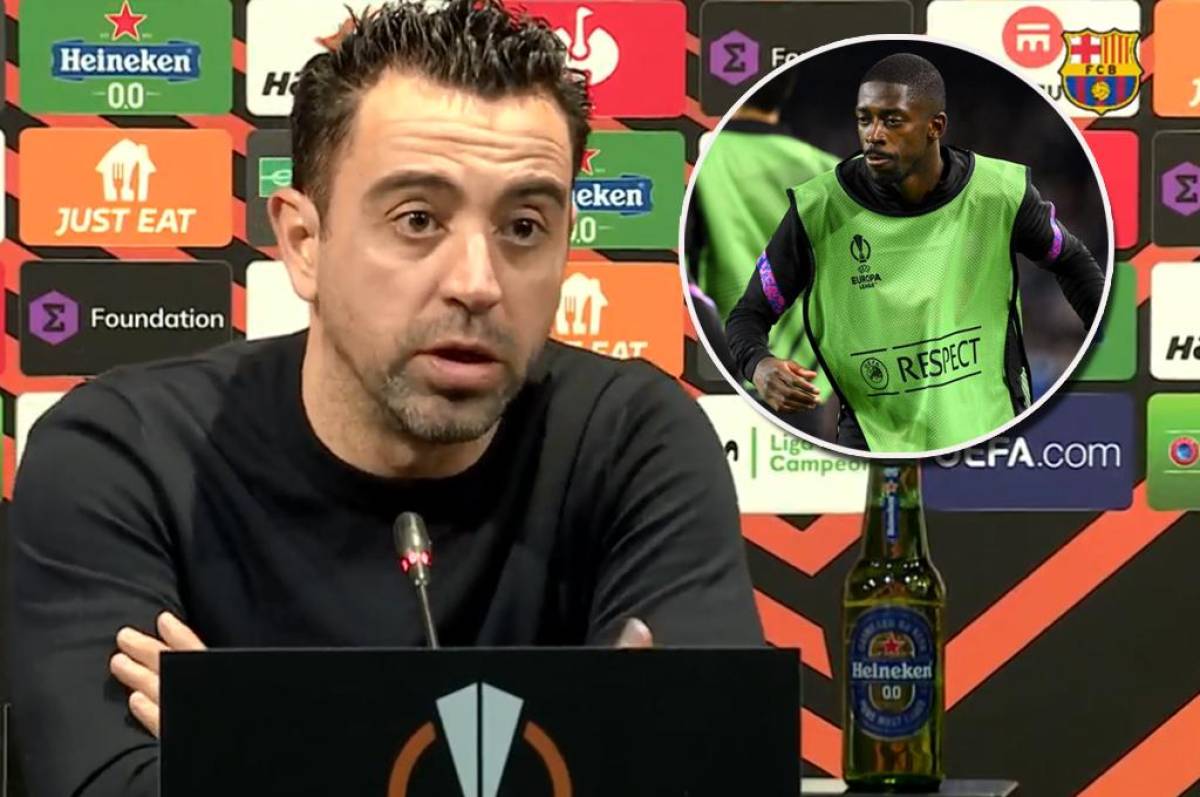 Xavi se pronuncia sobre lo ocurrido con Dembélé en el Camp Nou y habla del polémico penal: ‘‘El público no me ha hecho caso’’