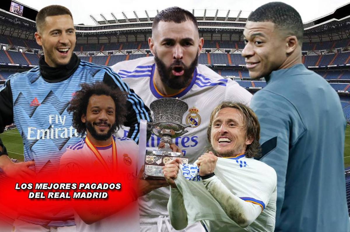 Al descubierto: los 10 futbolistas con el salario más alto en el Real Madrid; Mbappé tendrá el mejor de todos