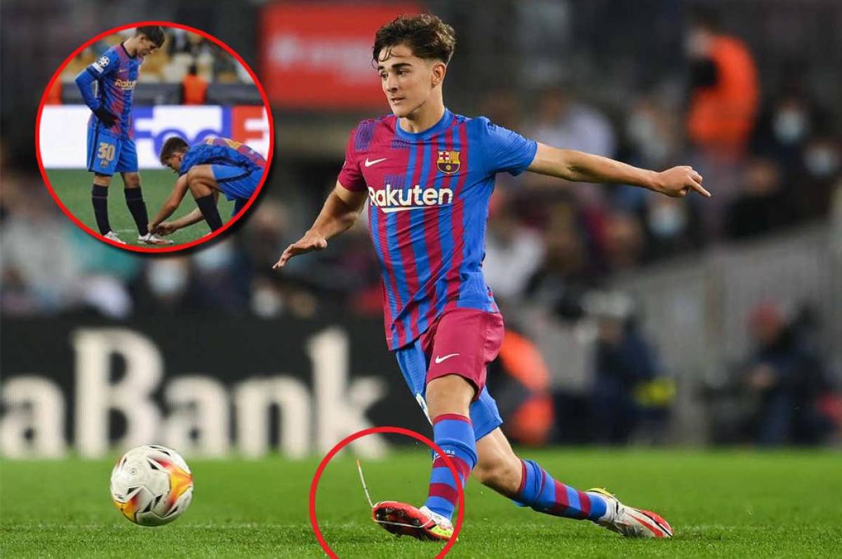 La insólita explicación por la que Gavi juega con los cordones sueltos y cuánto cobra en el Barcelona