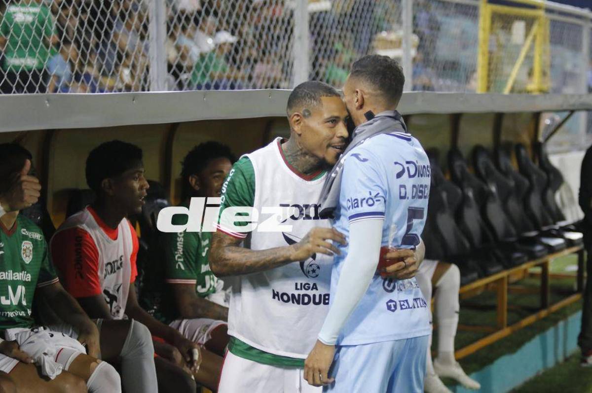 El provocador gesto de jugador de Motagua, niño sorprende a Anangonó y el abrazo de Diego Vázquez con su hijo tras el gol