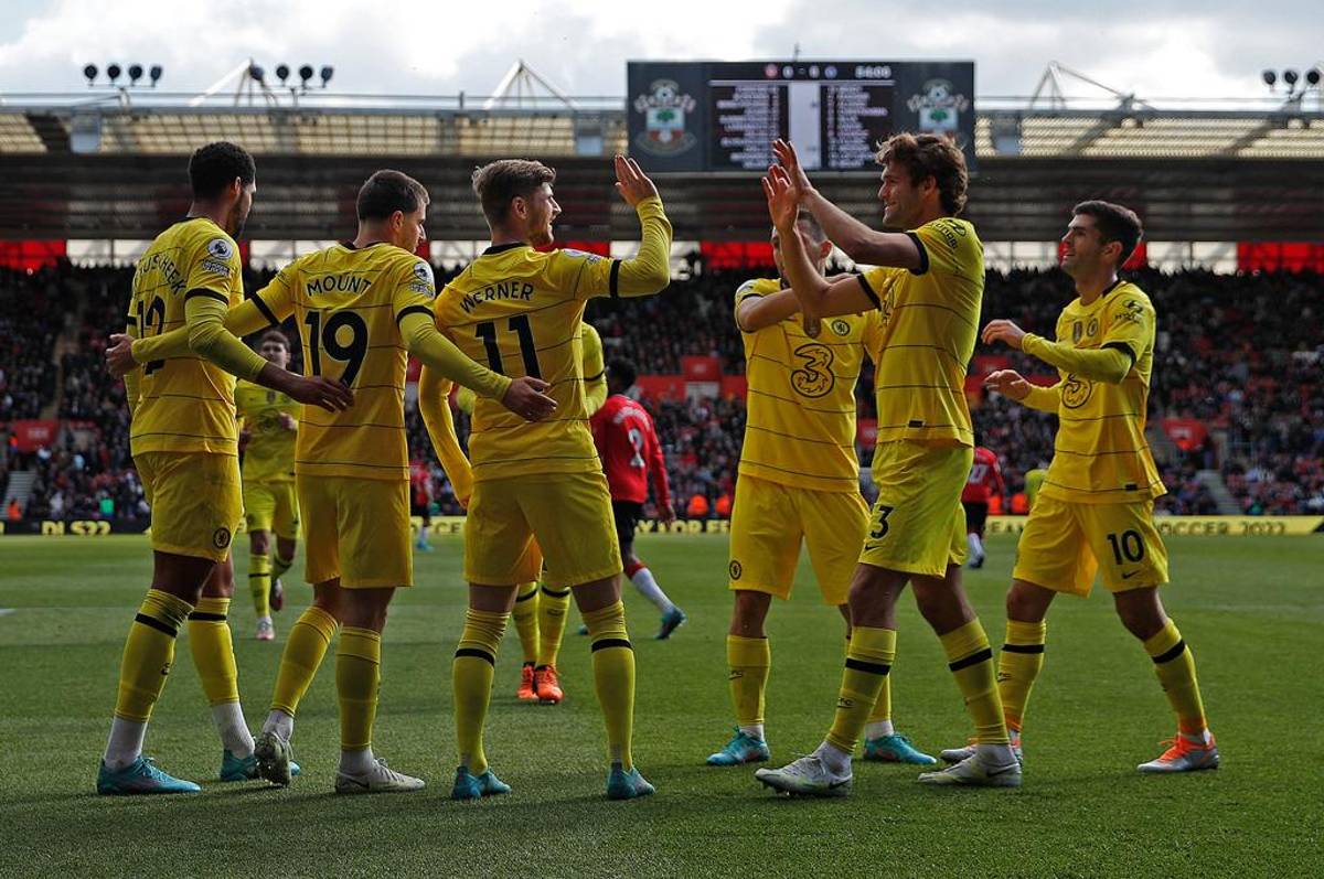 El Southampton pagó la frustración del Chelsea que le recetó una paliza descomunal en la Premier League