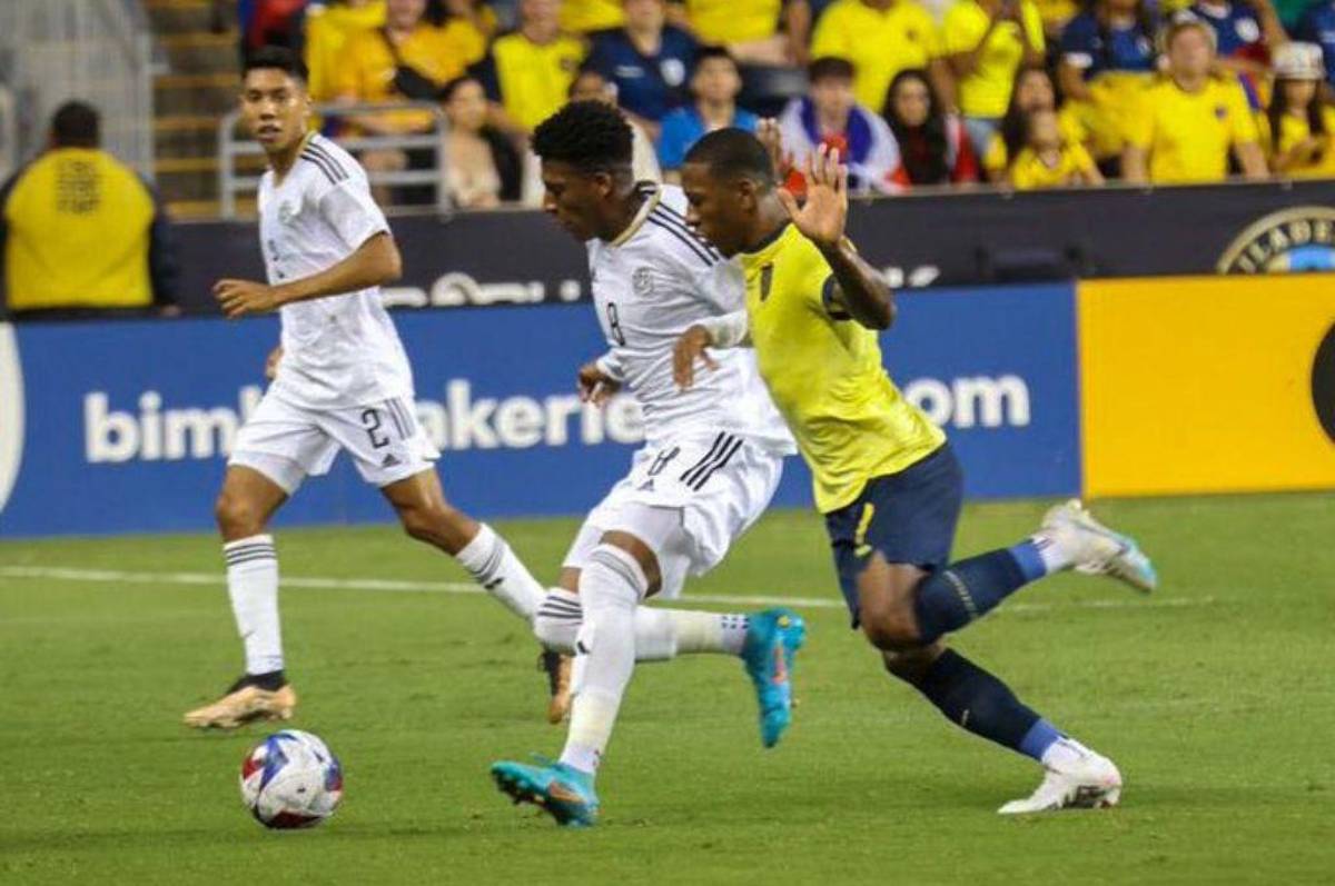 ¡Costa Rica no levanta! Triunfo de Ecuador en amistoso y preocupación de los ticos previo a la Copa Oro