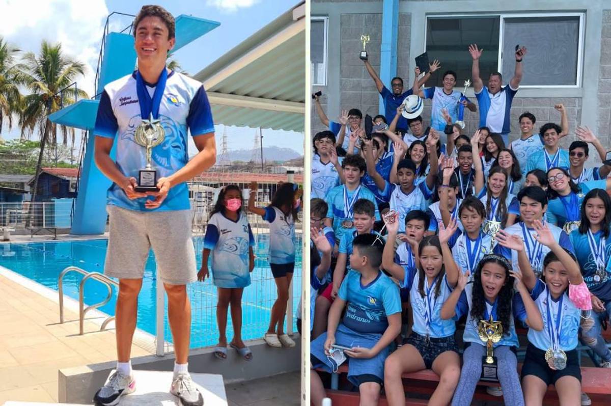 Natación: Gabriel Martínez rompe récords nacionales en el XXXIV torneo individual conquistado por Delfines Sampedranos