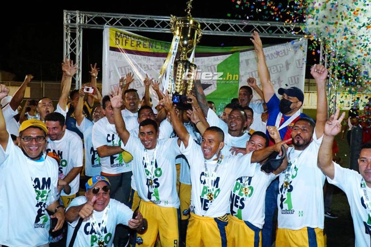 ¡Súper Calidad, con varias ex figuras de primera, se corona campeón en la Liga de Veteranos de La Pradera!