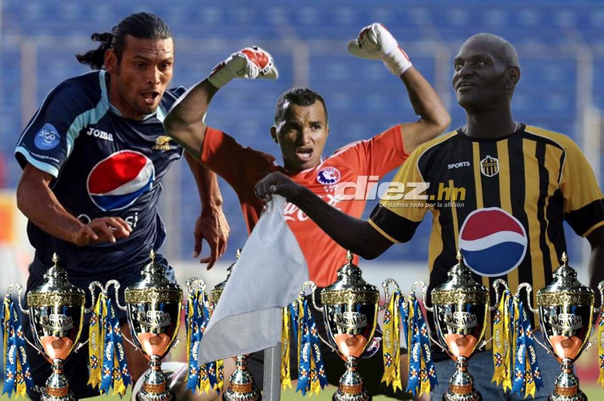 Sitio para grandes: Los jugadores con más títulos en cada uno de los clubes grandes de Honduras