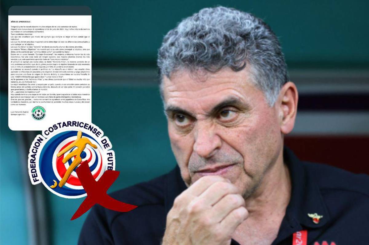 Luis Suárez se despide de la selección de Costa Rica con una emotiva carta: “Lo que escribo me sale del corazón”