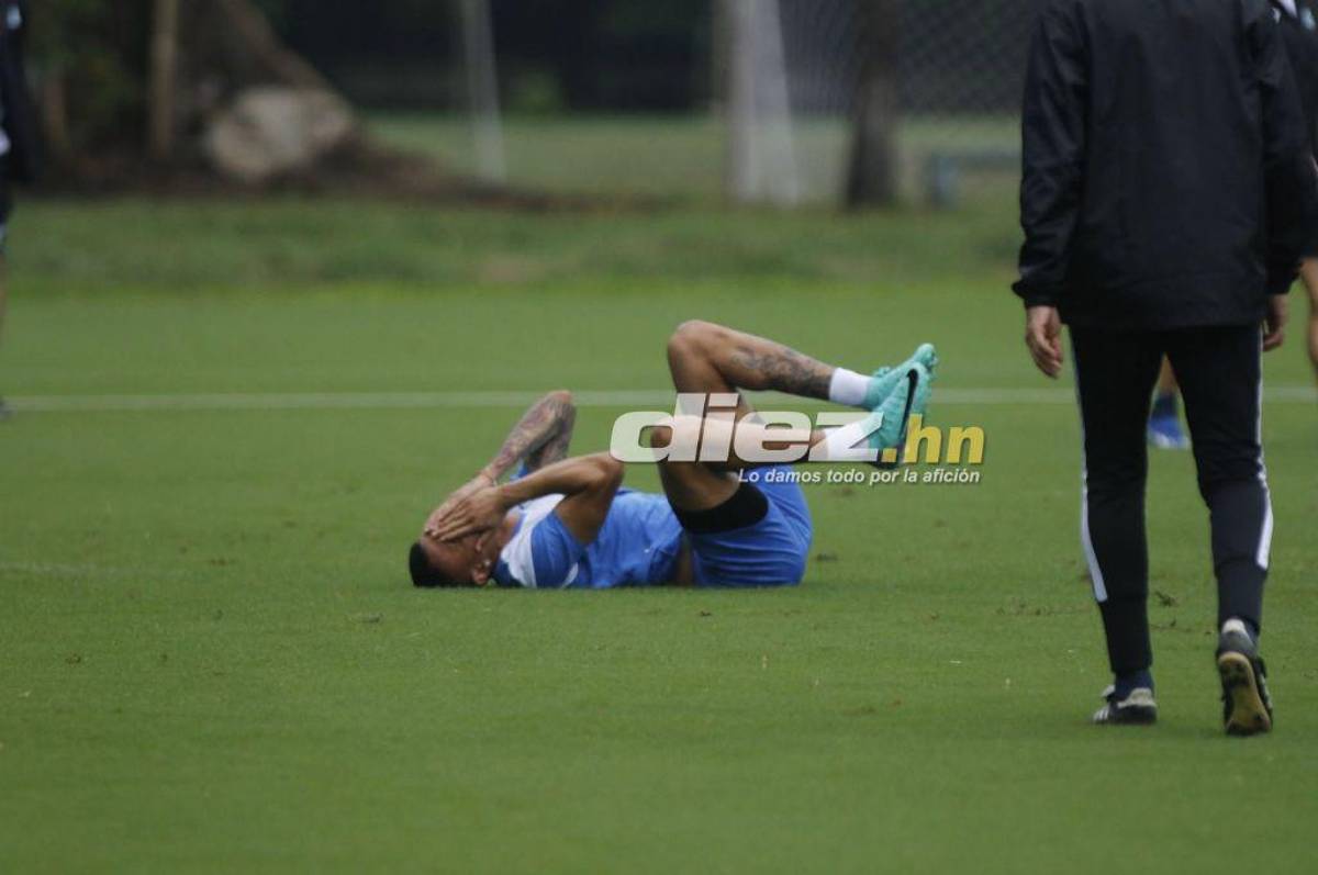 Así fue el entreno de Honduras tras el gane ante México: alegría total de Luis Palma y el jugador que trabajó en solitario