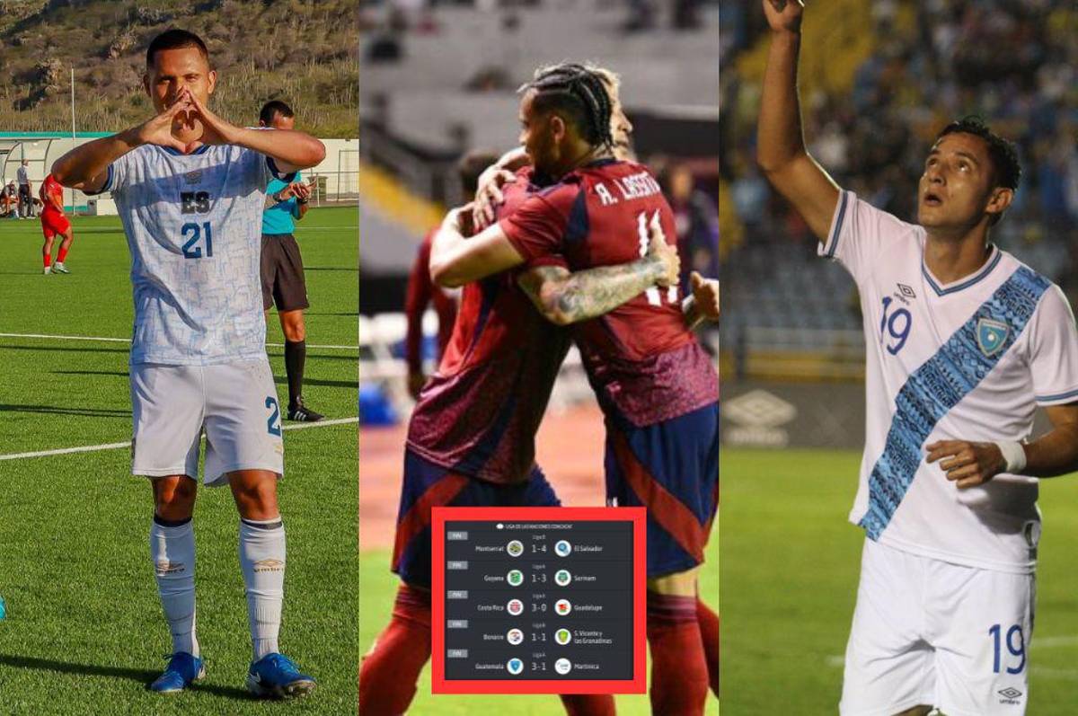 Liga de Naciones Concacaf: la ‘nueva’ Costa Rica debutó, Guatemala pasó por un susto y El Salvador receta goleada