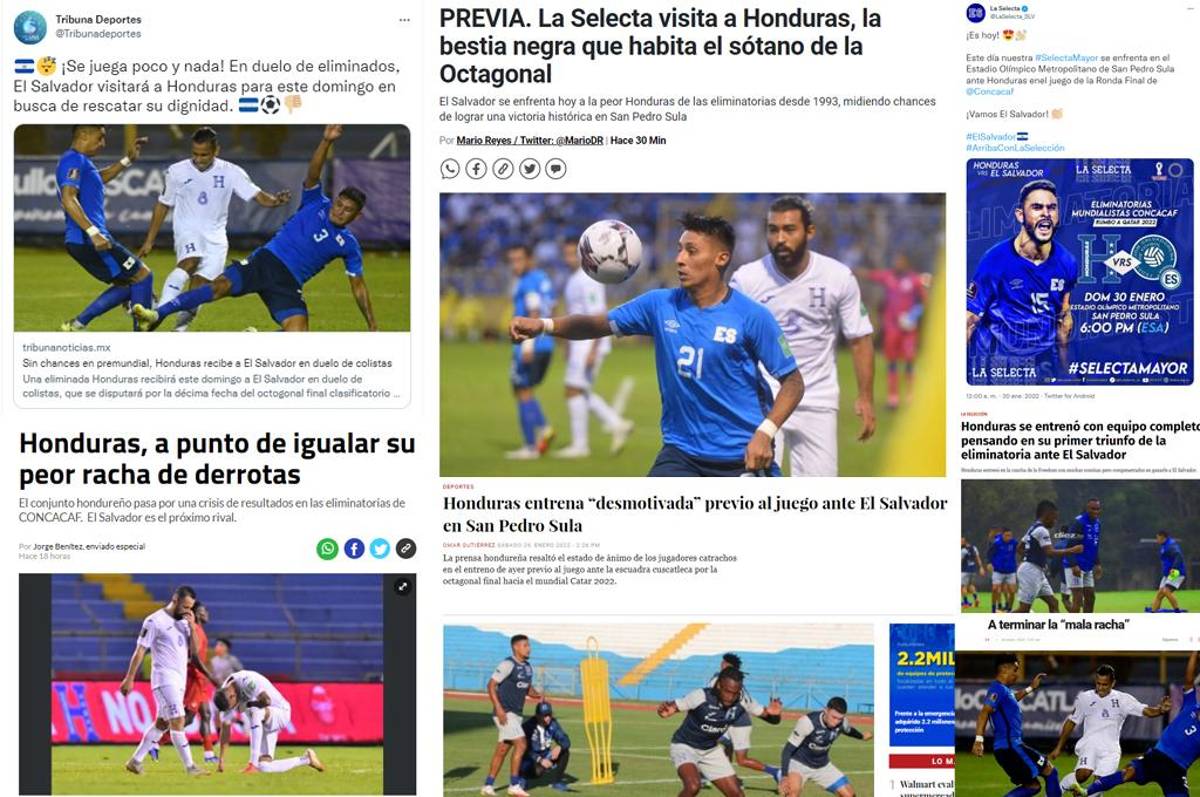 La bestia negra que habita en el sótano: lo que dice la prensa previo al Honduras-El Salvador que se jugará en el Olímpico