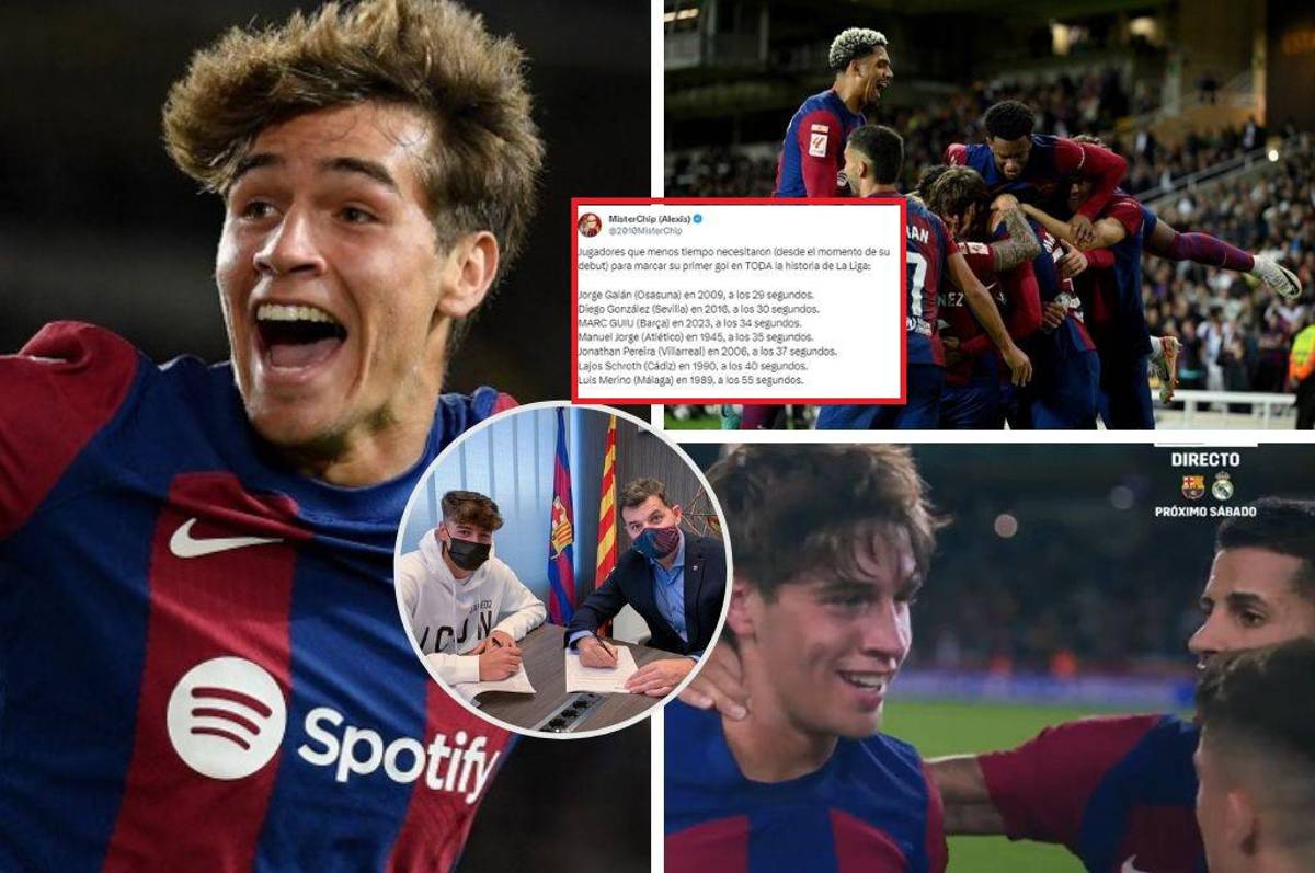 Lo que debe pagar Joao Cancelo por su gol ¿Quién es Marc Guiu el chico que tardó 34 segundos en marcar con Barcelona?