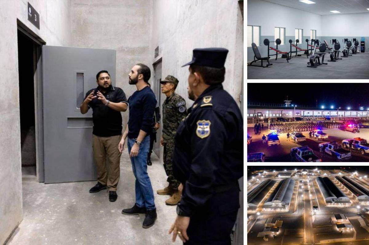 Es la más grande de América y así la llama el gobierno: Esta es la megacárcel para pandilleros que Bukele inauguró en El Salvador