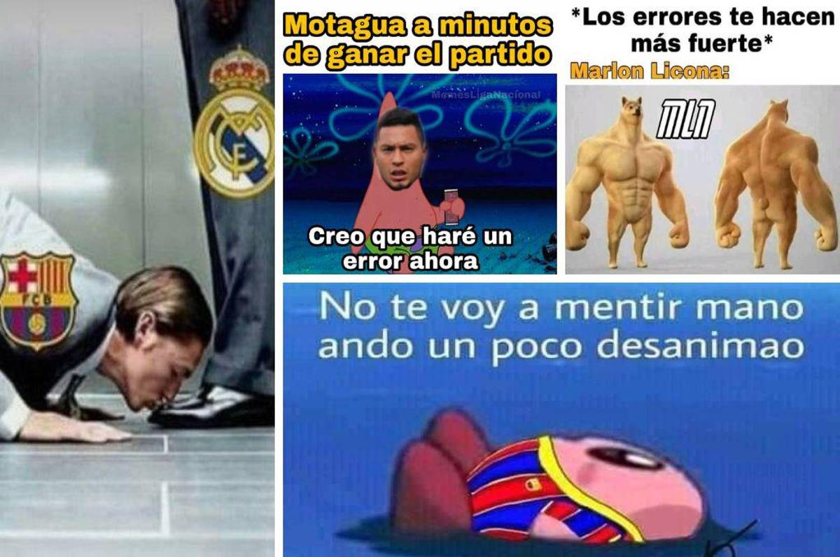 Barcelona y Motagua siguen siendo víctimas de los memes; no perdonan a nadie tras sus dolorosas derrotas