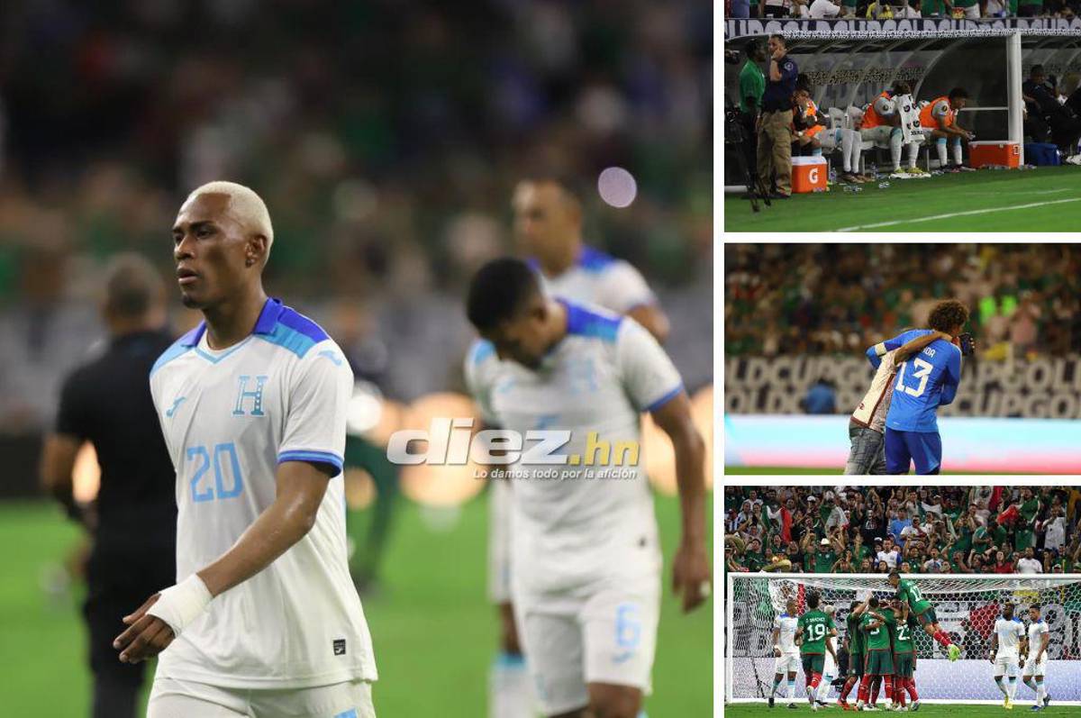 No se vio en TV: El jugador hondureño que no soportó la humillación ante México y así lo vivió Diego Vázquez