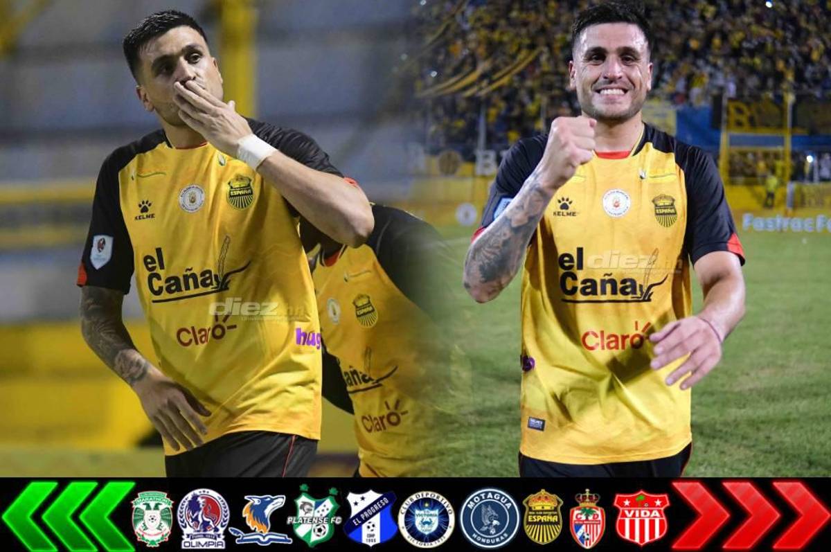 Ramiro Rocca le ha anotado a todos los equipos en Liga Nacional; entre los extranjeros más goleadores del Real España